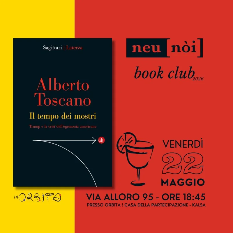 Book Club - "Il tempo dei mostri" di Alberto Toscano